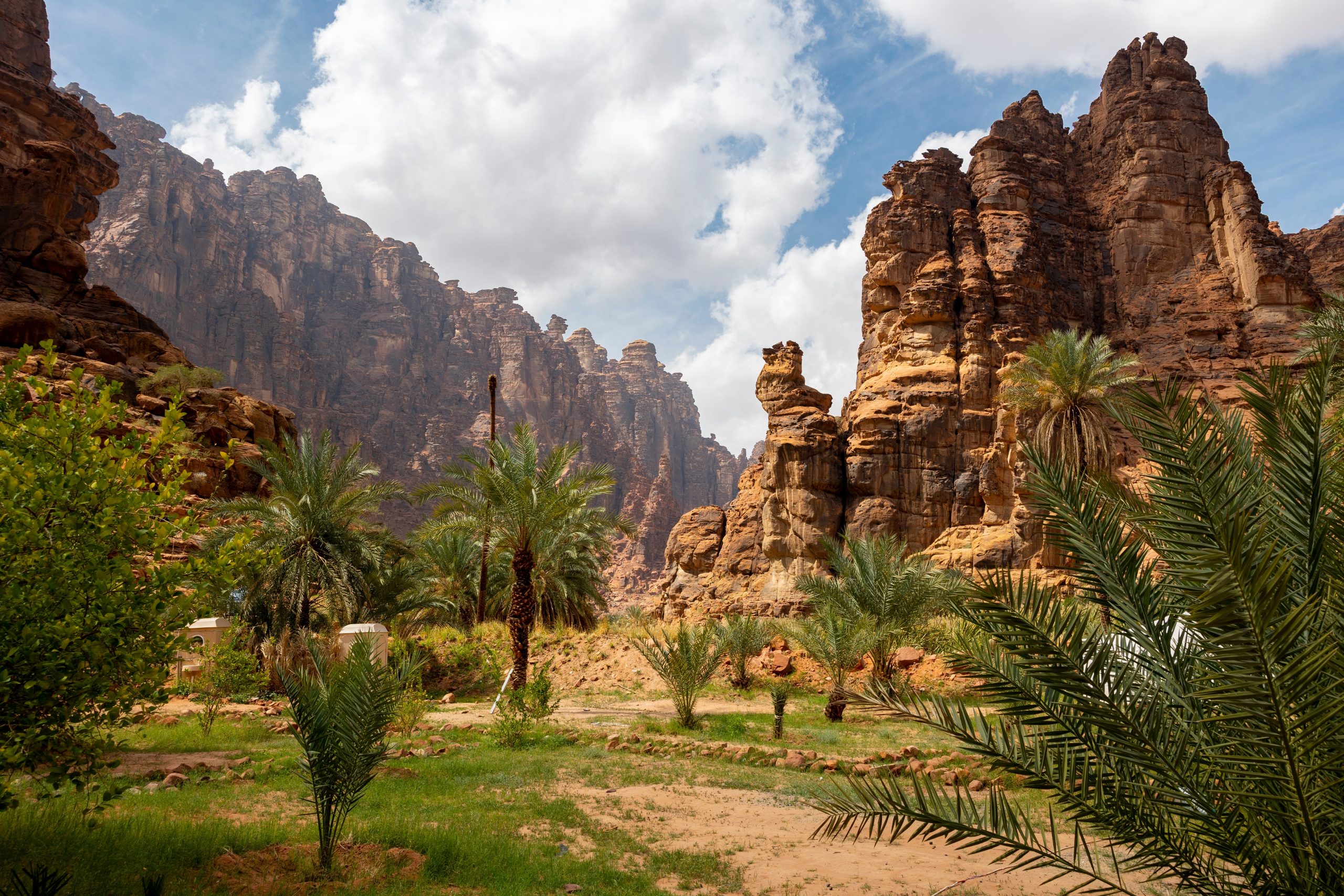 Wadi Al Disah Valley views in Tabuk Region of Western